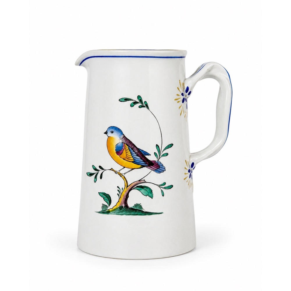 Vintage Spode Queen's Bird Y4973 24 Oz Pitcher Jug England Fine Stone